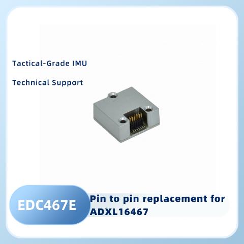 ADIS16467 EDC467E IMU Dynamic Noise Reduction High-Stability 6 DOF IMU SPI Interface SMD/SMT Mounting for Automotive/Industrial